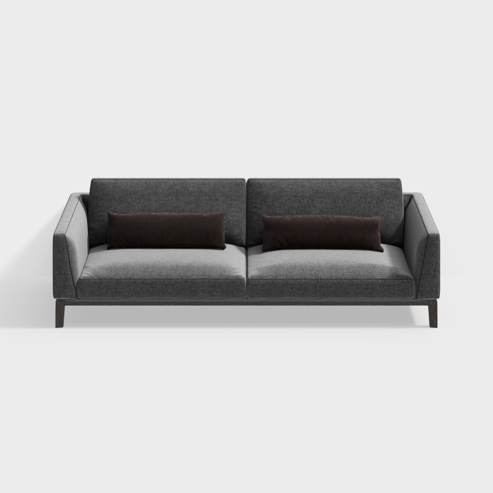 Loveseat in Tessuto di Tendenza Contemporanea + grigio2