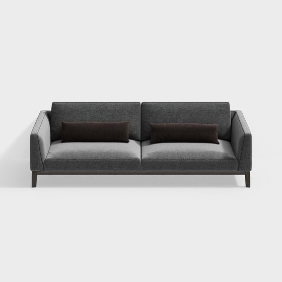Loveseat in Tessuto di Tendenza Contemporanea + grigio2