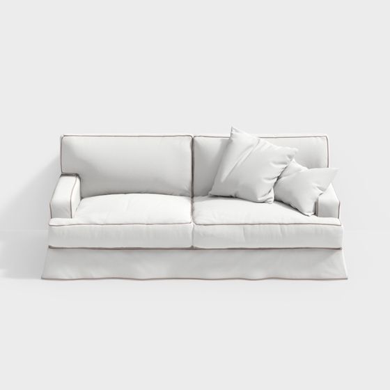 Elegant Minimalist 3D Sofa Model