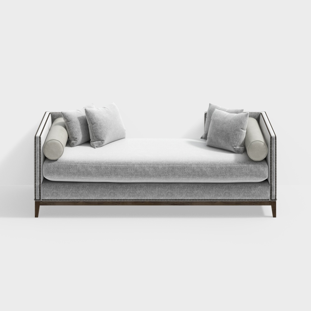 Ghế chaise nailhead