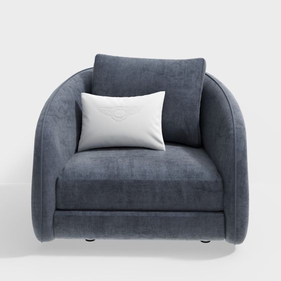 Современный тренд тканевый стул + темно-синий