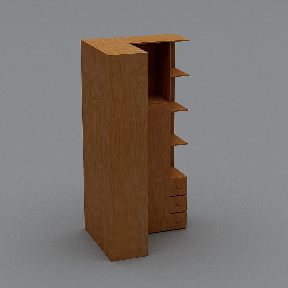 Urban Shelf 3D model for Modern Home Design