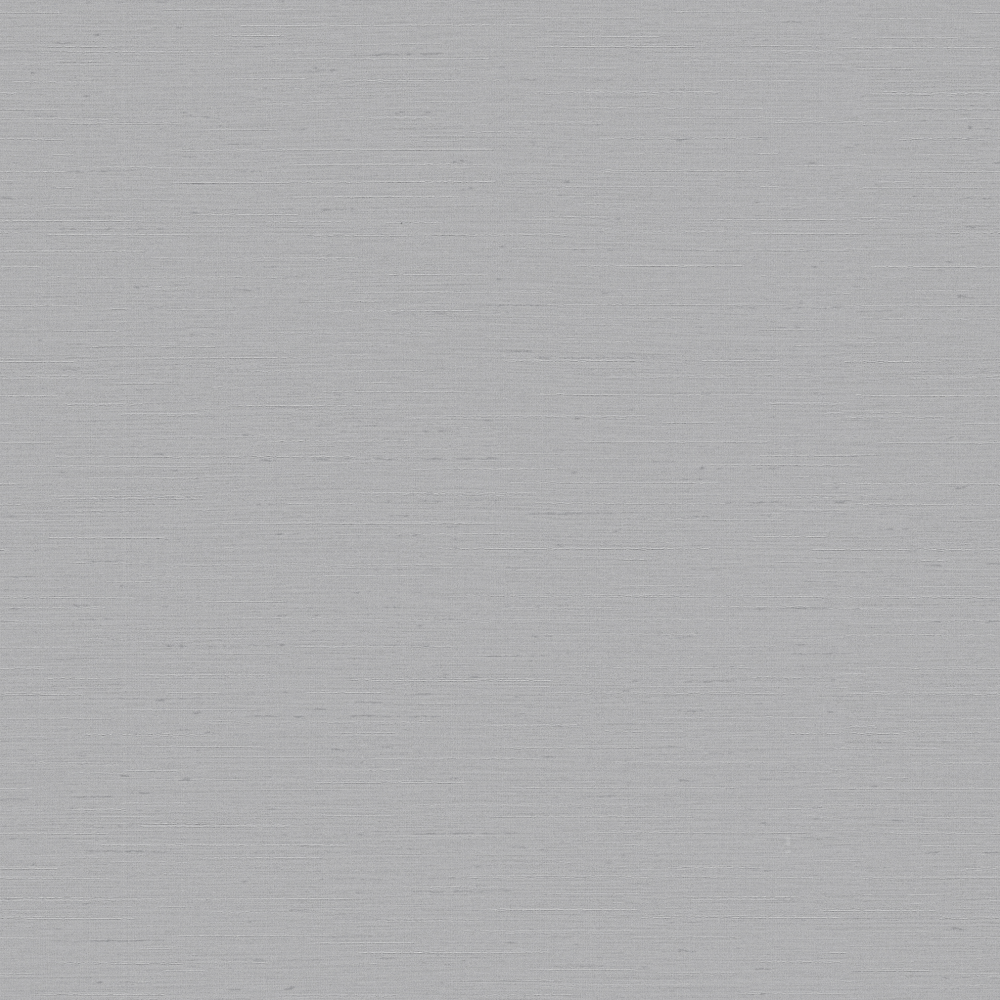 Light grey textured fabric swatch with fine horizontal weave pattern on white background