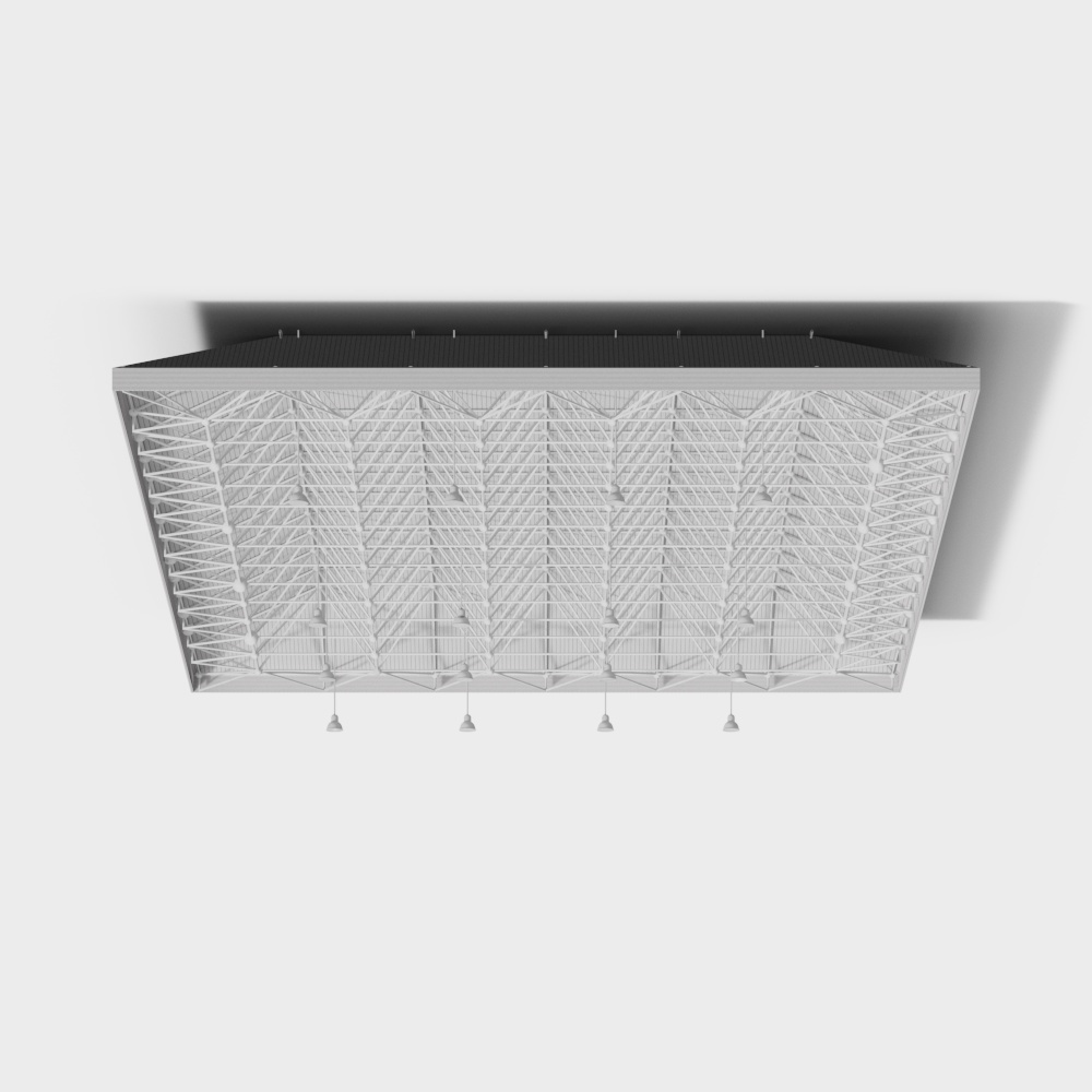 Futuristic Minimalist Ceiling 3D model