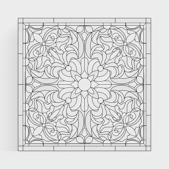 四角いガラス窓