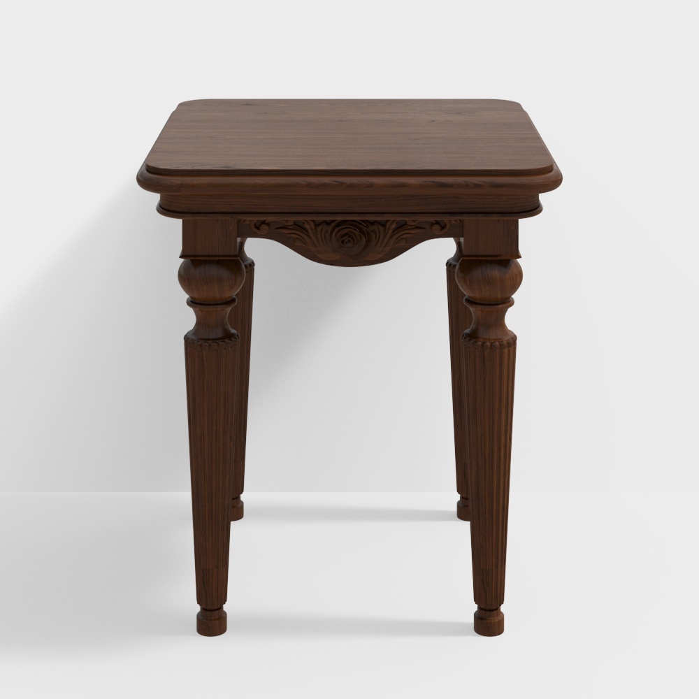 เก้าอี้ข้างสีน้ำตาล