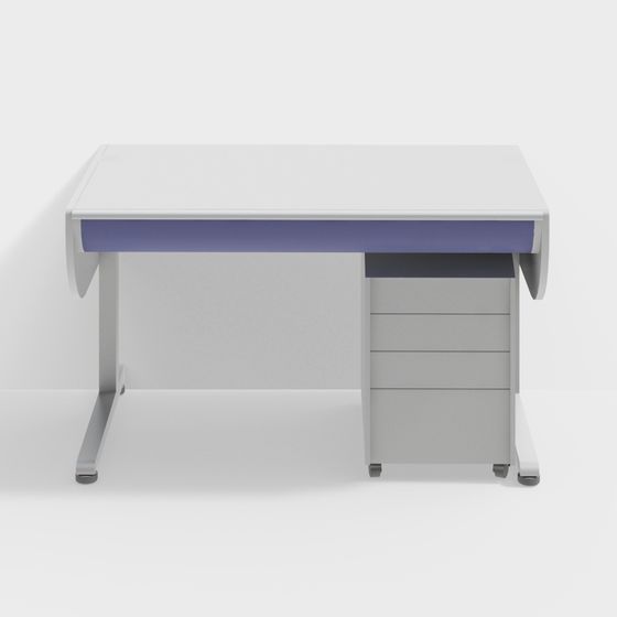 table de bureau blanche