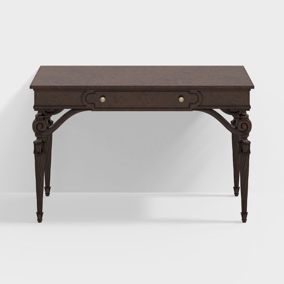 Classic-Modern 3D Chair and Table Set for Creative Spaces