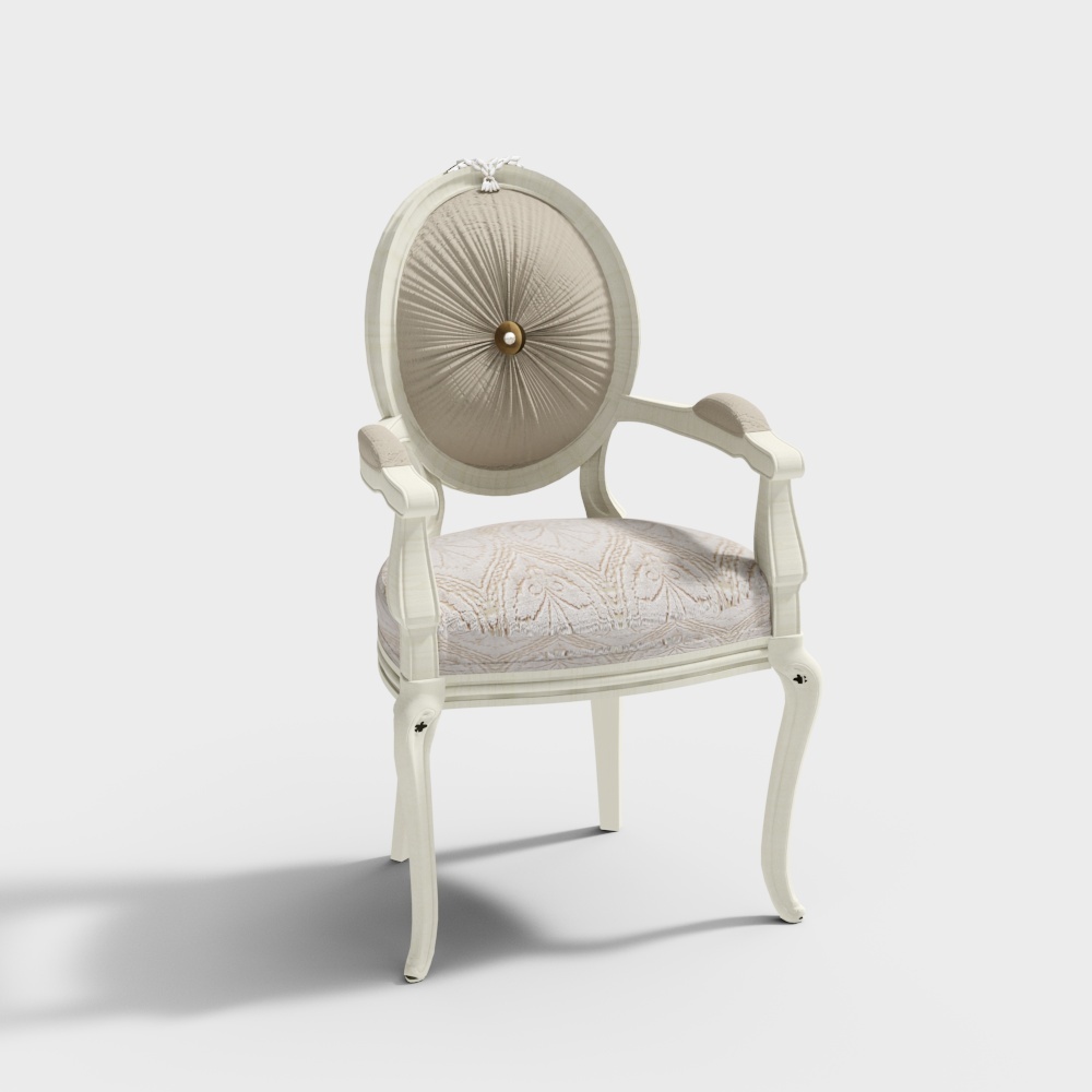 ghế tựa lưng màu trắng