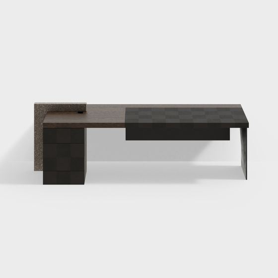 Stylish Urban Workbench 3D model for Creative Projects