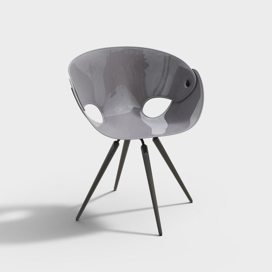 Ghế tựa lưng màu xám