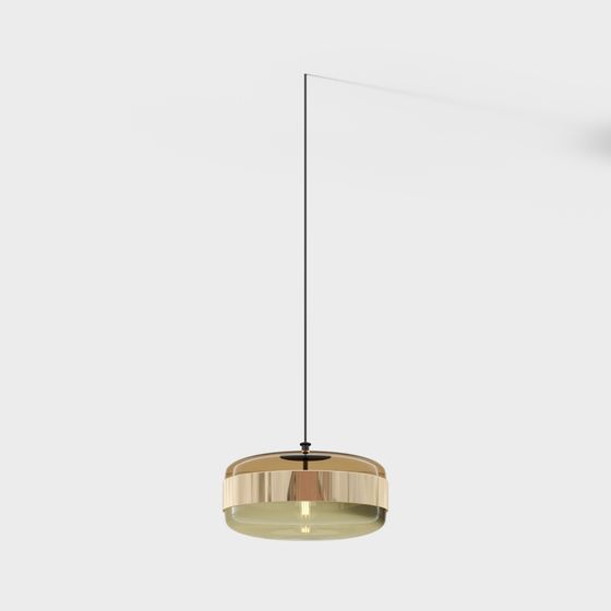 Elegant Modern Chandelier 3D model