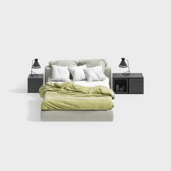 クイーンサイズベッド ホワイト