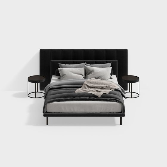 Urban Retreat Bed Frame 3D model