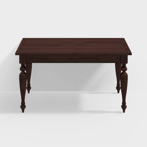 Vintage Dining Table 3D model