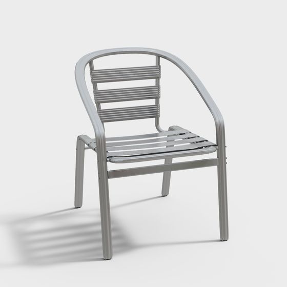 Chaise de dossier grise