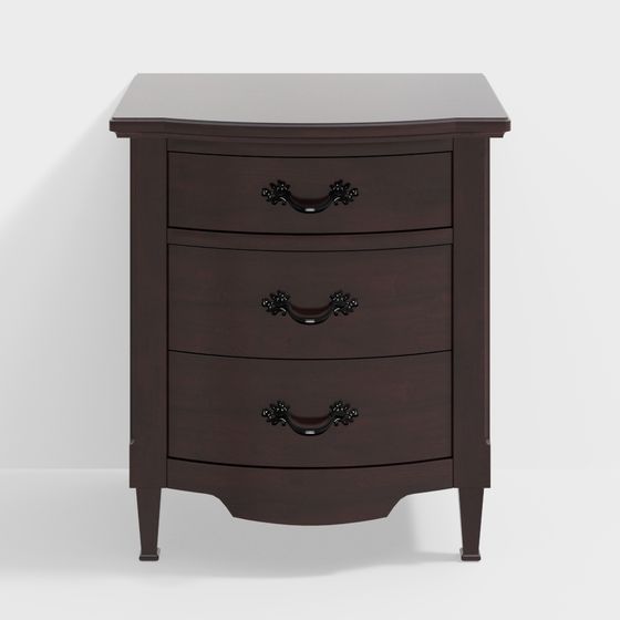 Vintage Nightstand 3D model