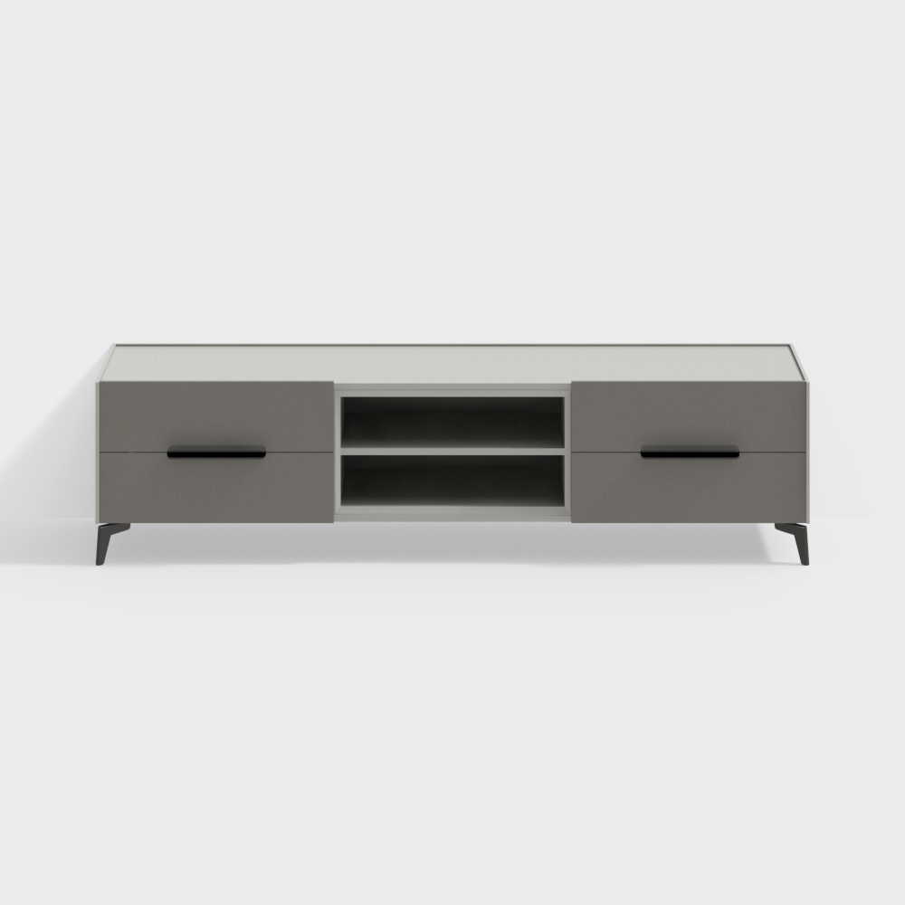 Modern Minimalist TV Cabinet 3D model