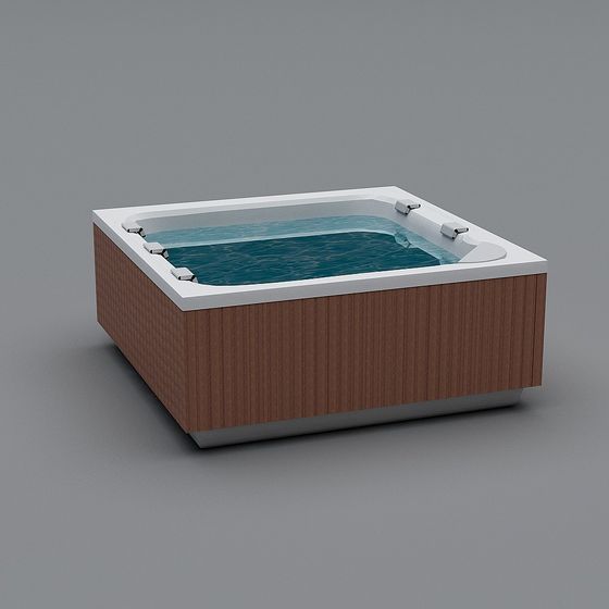 Unique Low-Poly Bathtub 3D Model for Modern Design