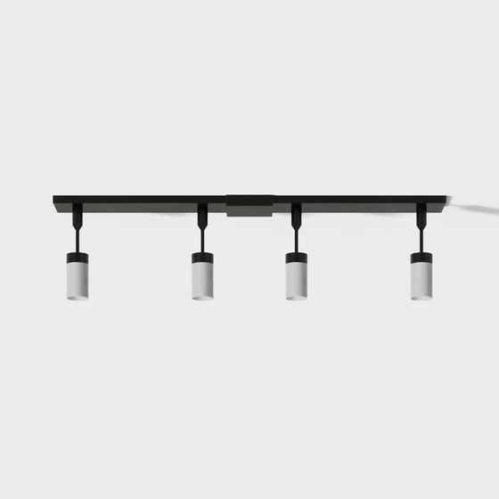 Linear Light Fixture 3D model