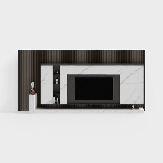 Tường nền TV sang trọng nhẹ