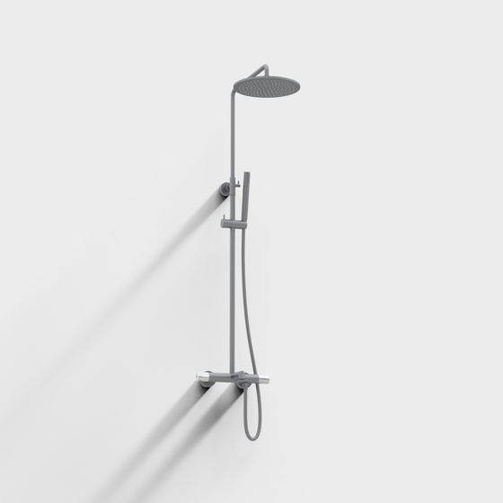 Minimalist Shower Head 3D model