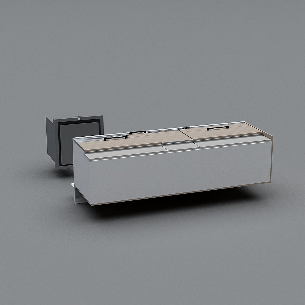Minimalist Storage Cabinet 3D model for Modern Spaces