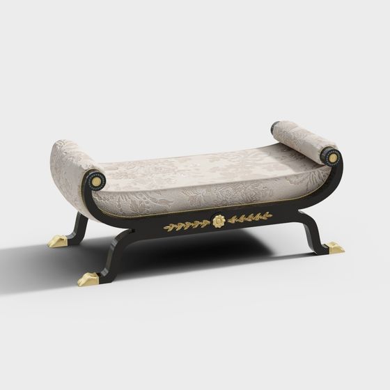 Royal Chaise Lounge 3D model