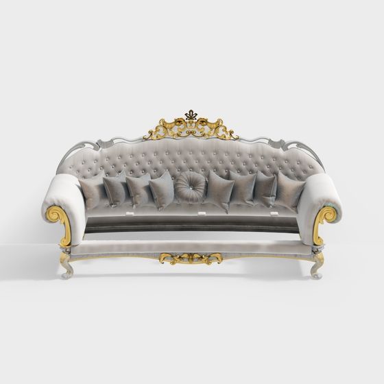 Royal Luxury Sofa 3D model