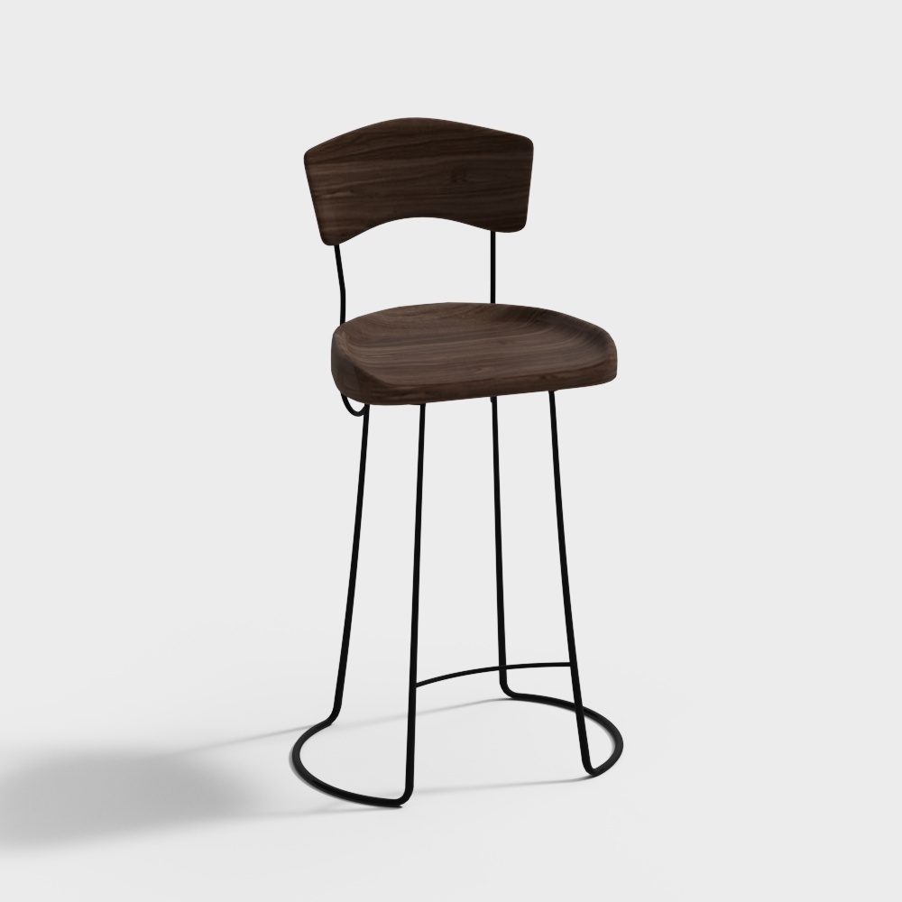 Chaises de bar 3D