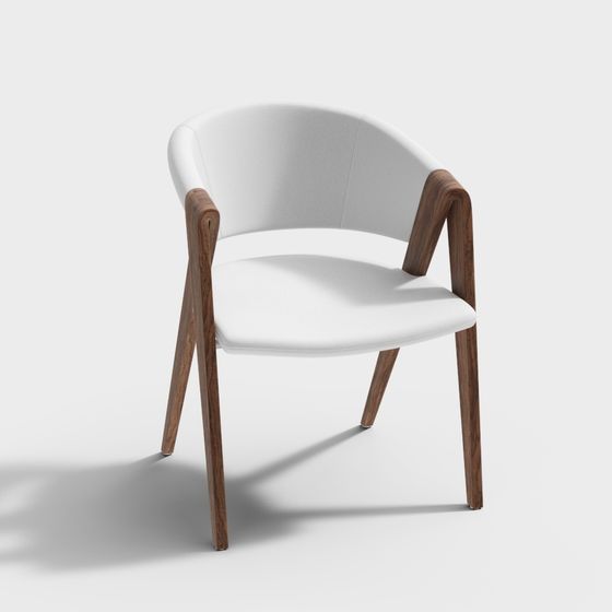 Urban Leisure Chair 3D model for Modern Spaces