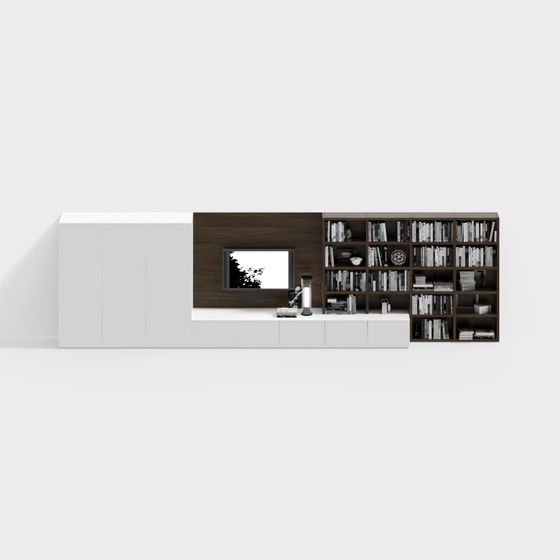 Urban Library 3D model for Modern Design