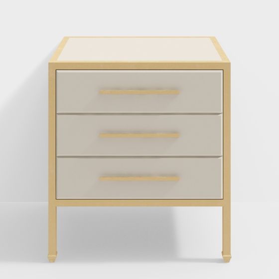 Urban Alley Side Cabinet 3D model