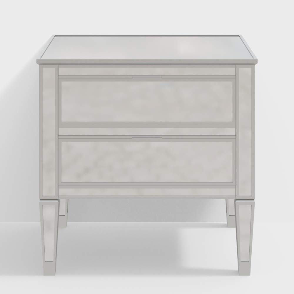 tamsen_tủ đầu giường màu xám