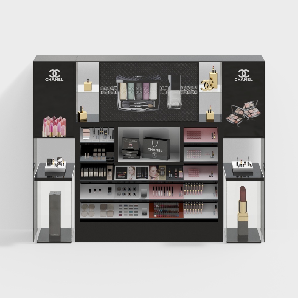 Trưng bày mỹ phẩm Chanel