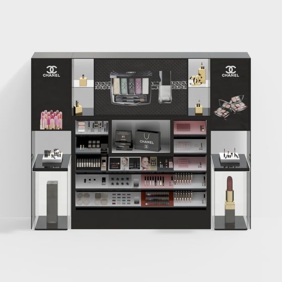 Trưng bày mỹ phẩm Chanel