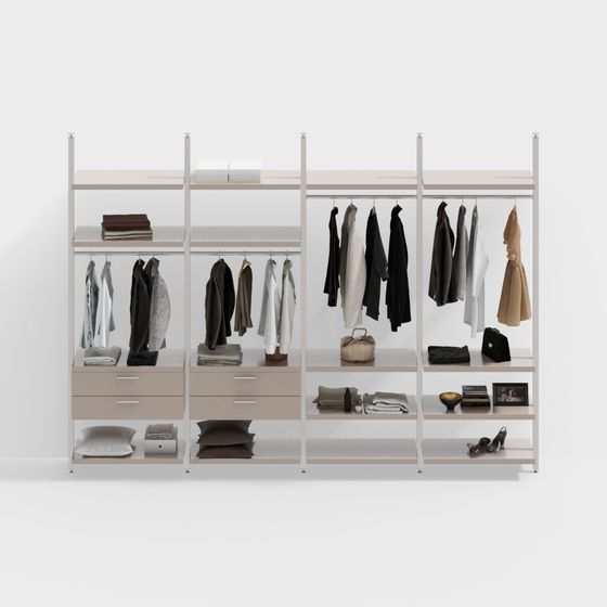 Urban Closet 3D model for Stylish Interiors