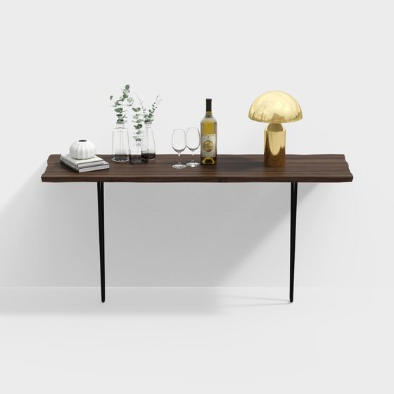 Urban Living Room Side Table 3D model