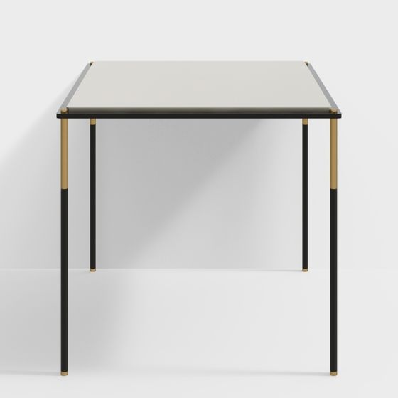 Urban Corner Table 3D model for Modern Aesthetics