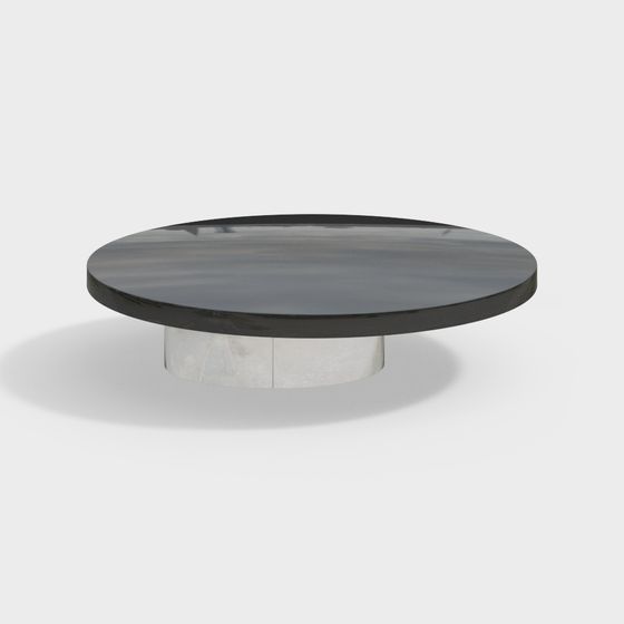 Elegant Round Table 3D model for Modern Spaces