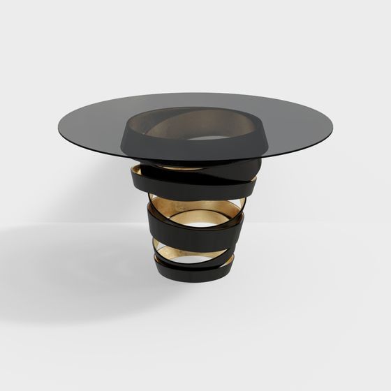 Fluid Round Table 3D model