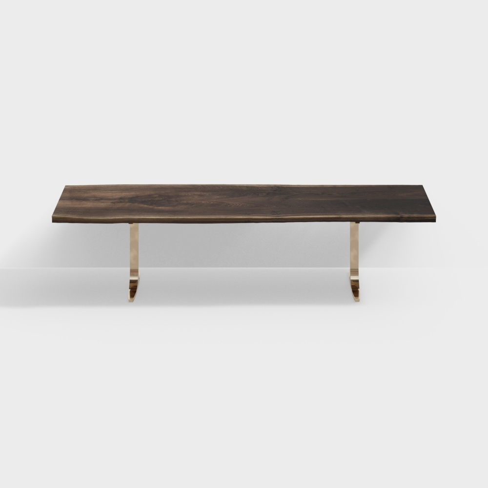 Urban Long Table 3D model