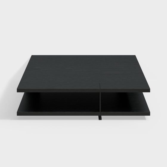 Modern Black Poliform Table 3D Model