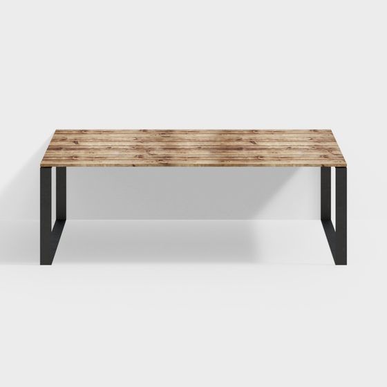 Modern Natuzzi Pi Greco Dining Table 3D Model in Black