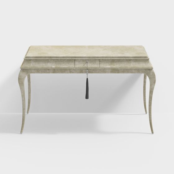 Vintage Luxury Writing Desk 3D model