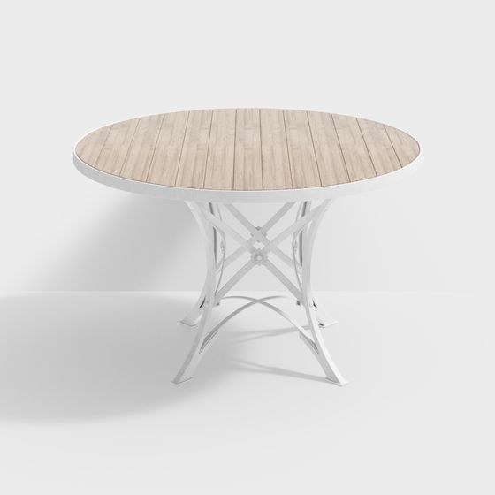 Garden Round Table 3D model