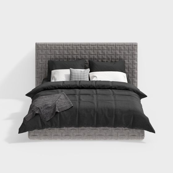 Urban Comfort Bed 3D model