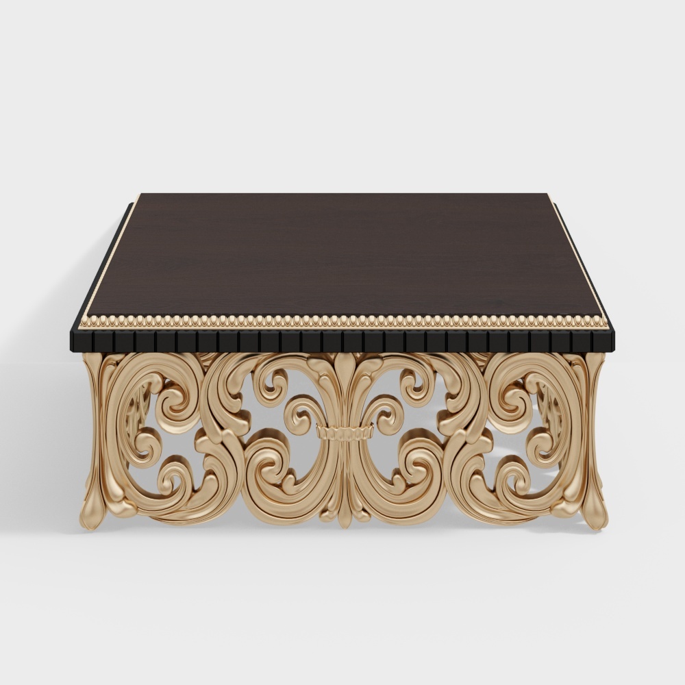 Gorgeous Carved Coffee Table 3D model