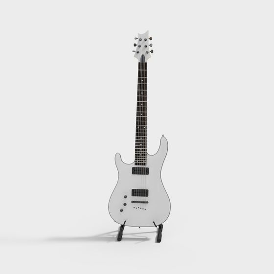 Future Tone Modern Electric Guitar 3D model