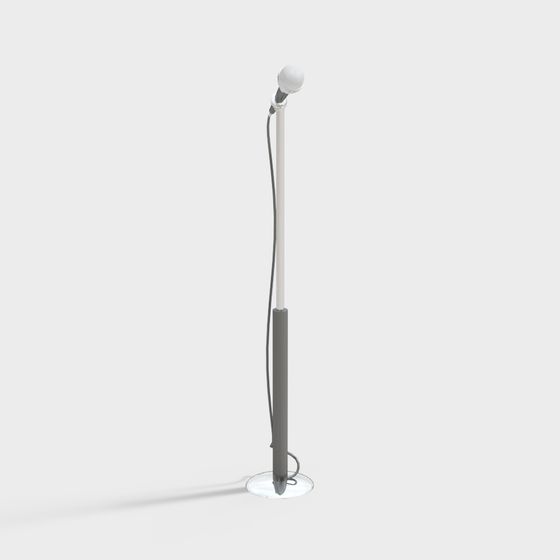 Minimalist Microphone 3D model